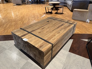 Salontafel, recycled teak